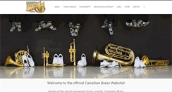 Desktop Screenshot of canadianbrass.com